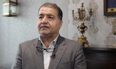 Majid Farahani speaks during an interview in Tehran