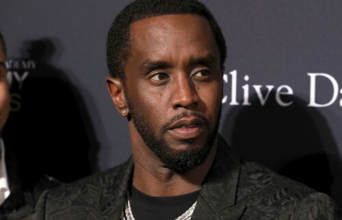 Sean Combs arrives at the Pre-Grammy Gala And Salute To Industry Icons at the Beverly Hilton Hotel on January 25