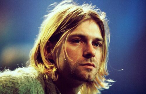 Kurt Cobain during the taping of MTV Unplugged at Sony Studios in New York in 1993.