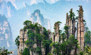 China's Zhangjiajie National Forest Park is part of the Wulingyuan Scenic Area