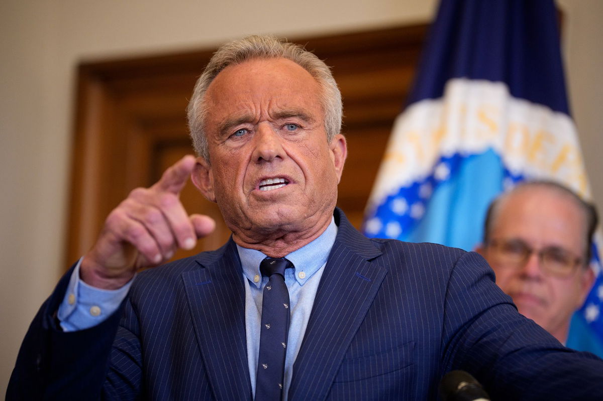 <i>Andrew Harnik/Getty Images via CNN Newsource</i><br/>Health and Human Services Secretary Robert F. Kennedy Jr.