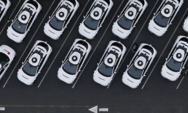 In an aerial view