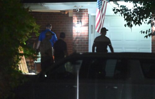 Authorities search the home of 31-year-old Kevin Krebs in Malvern