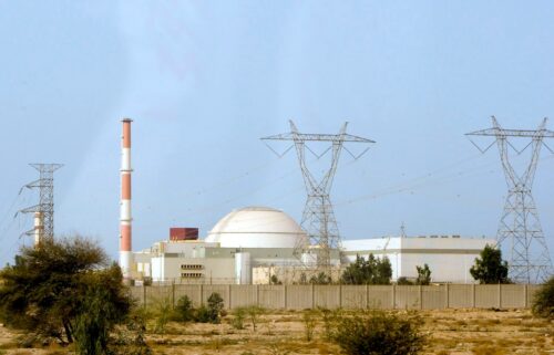 The reactor at the nuclear power plant in Bushehr
