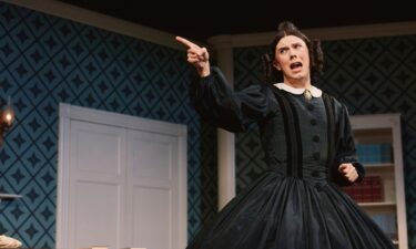 Cole Escola appears during a Broadway performance of "Oh