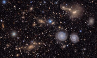 This image shows a small section of NSF-DOE Vera C. Rubin Observatory's total view of the Virgo cluster of galaxies
