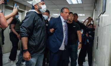 New York City Comptroller Brad Lander is placed under arrest by Immigration and Customs Enforcement (ICE) and FBI agents outside federal immigration court on Tuesday