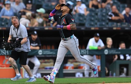 Marte hit a home run during the Diamondbacks' 4-1 win against the White Sox.
