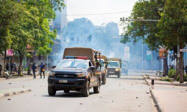 Police dispersed peaceful protesters in Kenya's capital of Nairobi on Wednesday.