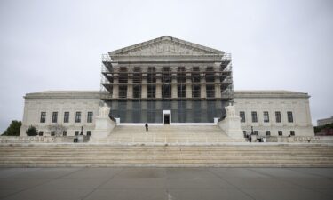 The U.S. Supreme Court is seen on April 07