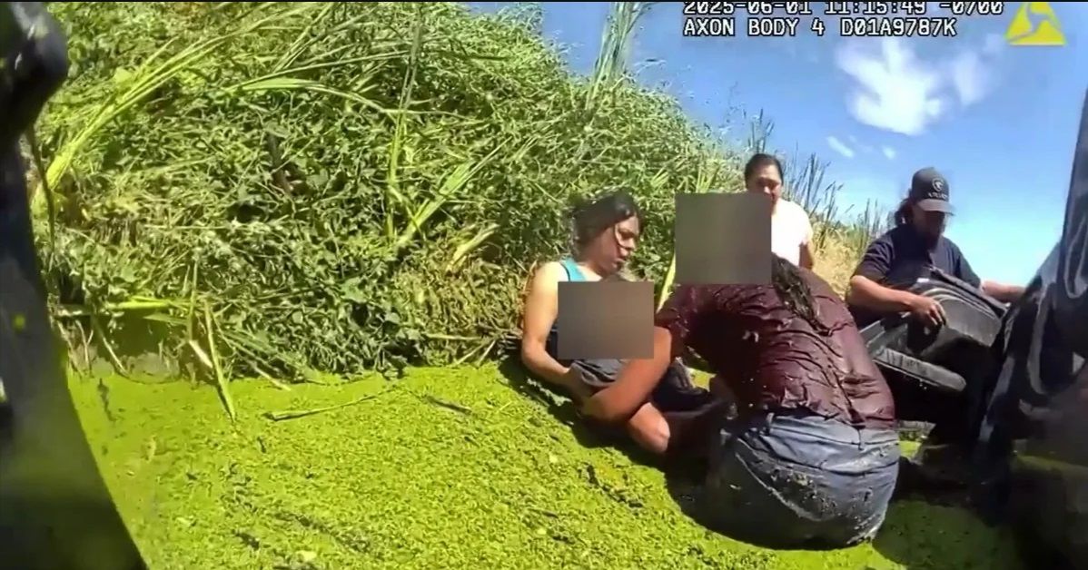 <i>KOVR/San Joaquin County Sheriff via CNN Newsource</i><br/>First responders saved a man's life who stopped breathing after a vehicle he was in crashed into a drainage ditch.