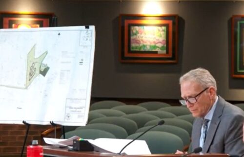 A Howard County man who built a go-kart track for his son on his property defended his case on Thursday