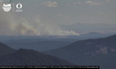 Butte Creek Fire Timberline camera OHAZ UO
