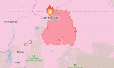 Cram Fire 92K map Watch Duty 7-17-1
