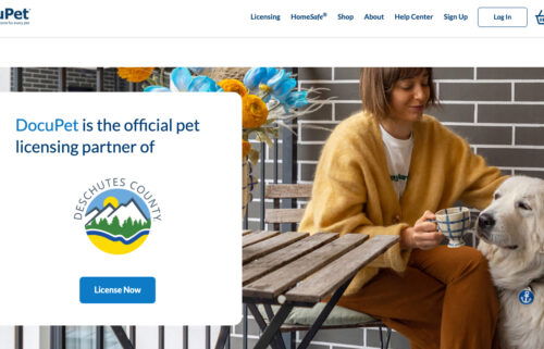 Deschutes County dog license partner DocuPet