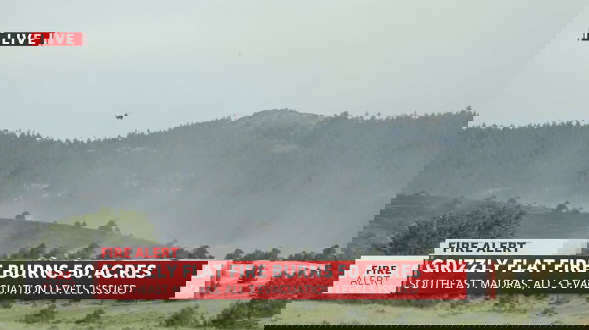 Grizzly Flat Fire KTVZ