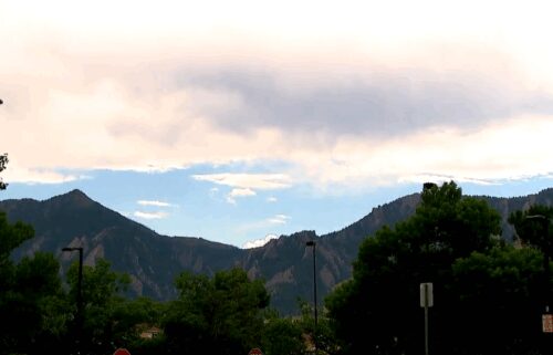 Summer storms running over Colorado are bringing rain