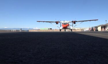 Redmond Smokejumpers plane at the Redmond Air Base