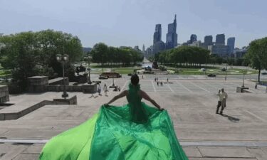 Tanya Baird is turning a viral flying dress photo shoot trend into a local movement of self-love