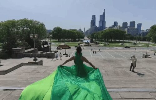 Tanya Baird is turning a viral flying dress photo shoot trend into a local movement of self-love