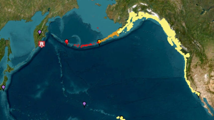 Oregon tsunami prediction