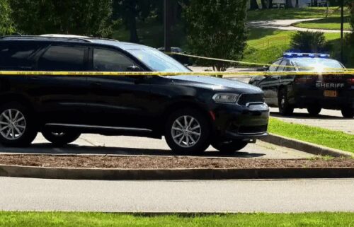 911 calls captured scene of a detention officer's shooting death at a doctor's office.