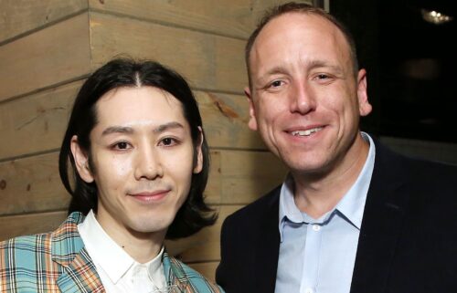 Kobayashi and Chestnut attend the Tribeca Film Festival in 2019.
