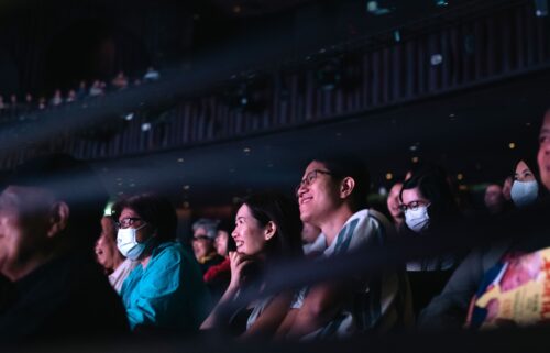 Spectators enjoy a good laugh at ‘Trump