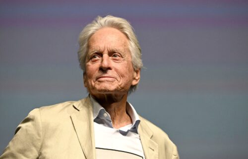 Michael Douglas attended the Karlovy Vary International Film Festival on July 6.