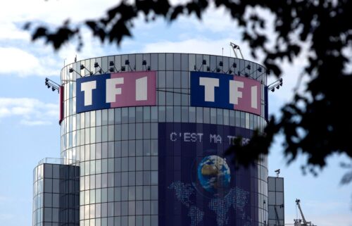 The headquarters of French TV network TF1.