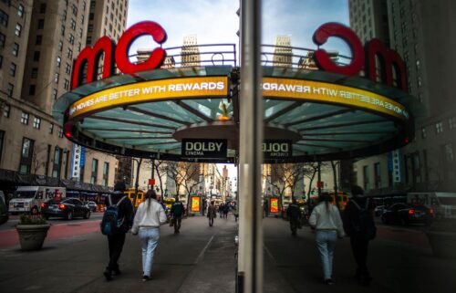 An AMC theater on 34th Street in New York City on February 26. AMC CEO Adam Aron cited “overwhelmingly positive guest response” for expanding the 50% discount to Tuesday tickets in a press release.