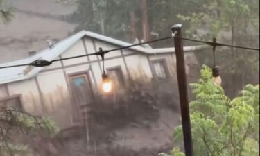 In this image taken from video