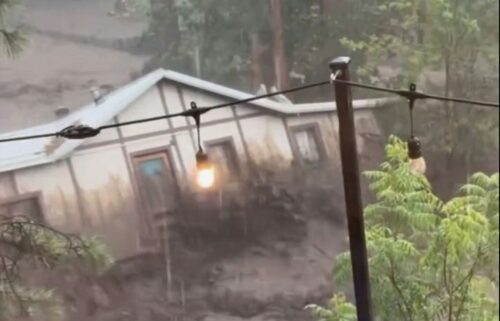 In this image taken from video