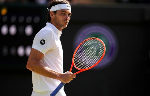 American Taylor Fritz went on to win the match and will now play in the semifinals.