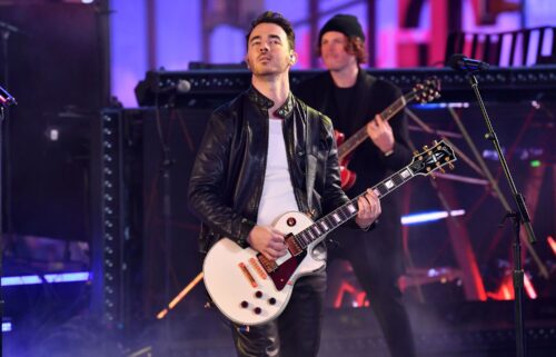 Kevin Jonas performs as part of the Jonas Brothers on 2025 New Year's Eve in Times Square