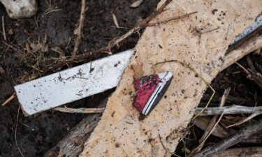 A baby shoe is seen in Ingram