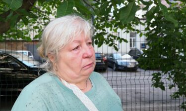 Nadiya Voitsehivkya's brother in law was injured in the Russian attack on Kyiv on Thursday. She said he was taken to the hospital with cuts and broken ribs after getting crushed by debris.
