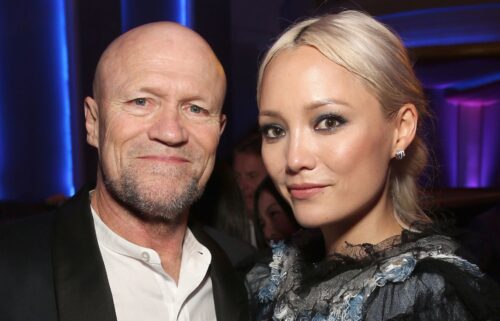 Michael Rooker and Pom Klementieff in 2017.