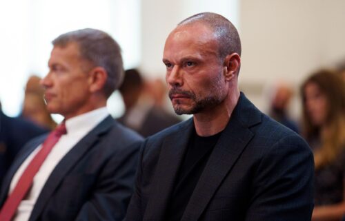 Dan Bongino during a forum at the Heritage Foundation in Washington
