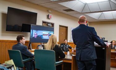 Bryan Kohberger listens as defense attorney Jay Logsdon presents oral arguments in favor of overturning Kohberger's grand jury indictment in Moscow