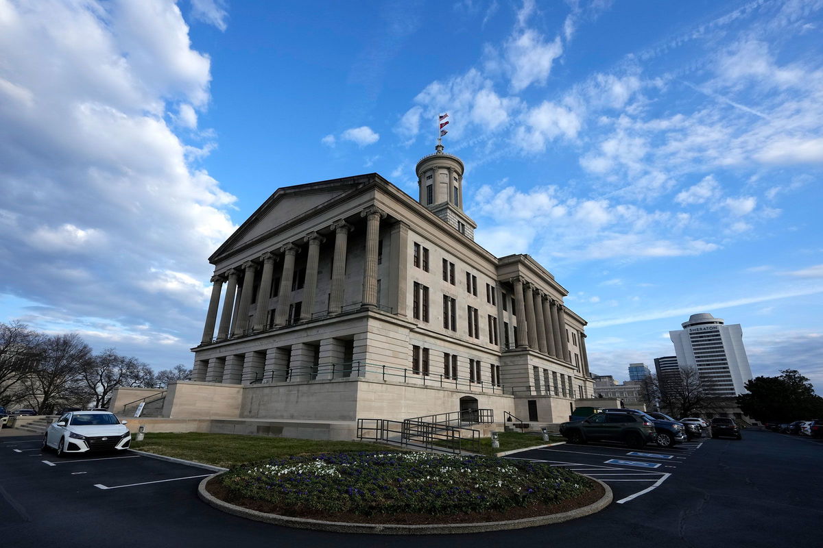 <i>Mark Humphrey/AP/File via CNN Newsource</i><br/>The Tennessee State Capitol in Nashville