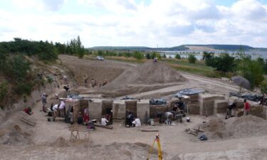 The archaeological site in Germany was excavated from 2004 to 2009.
