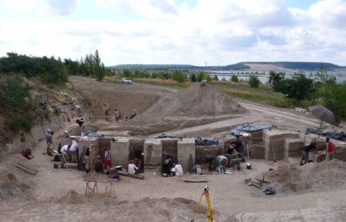 The archaeological site in Germany was excavated from 2004 to 2009.