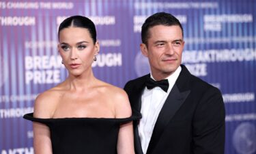 US singer Katy Perry (L) and British actor Orlando Bloom were together for nine years.