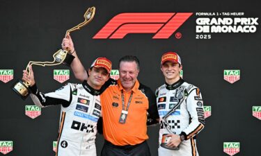 Norris (left) is looking to win on home soil at the British Grand Prix for the first time