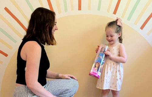 Emily Mazreku says it's "really special" for her own daughter to play with the doll.