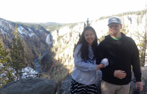 American hiker Andrew McGowan and Taiwanese student Shallen Yu spent one glorious day together eating ice cream
