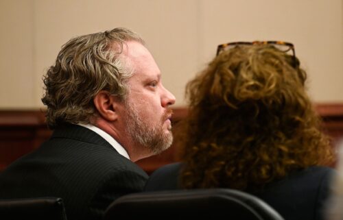 James Craig sits in court during the opening statements of his murder trial at the Arapahoe District Court in Centennial