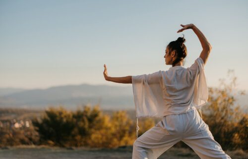 Tai chi involves a series of slow