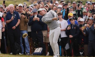 Rory McIlroy shot 1-under par to finish the first round tied for 20th in his birthplace of Northern Ireland.